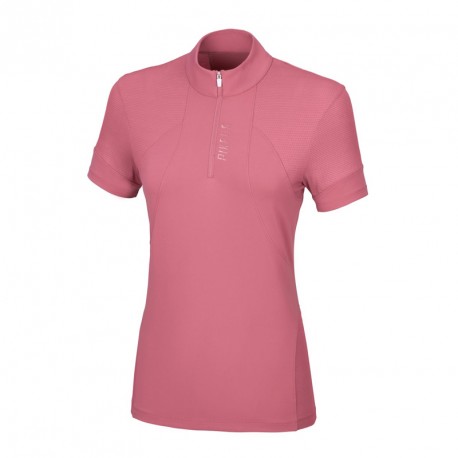 Pikeur - Polo NURIA Zip - Vieux rose